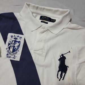 Polo‎ Ralph Lauren RLPC Polo Mens Xl Custom Fit Short Sleeve Cotton Mesh Shirt